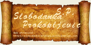 Slobodanka Prokopljević vizit kartica